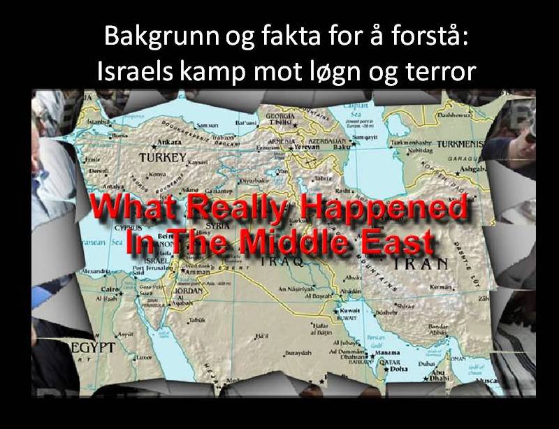 Bakgrunn og fakta Midt-østenkonflikten