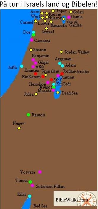 BibleWalks Tur i Israels land og Bibelen