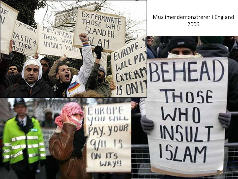 Muslims demonstration London 2006