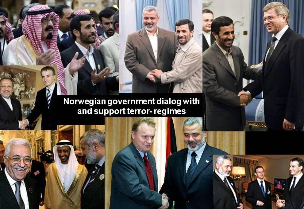 Norway dialouge and support Hamas Iran terrororganisations and regimes
