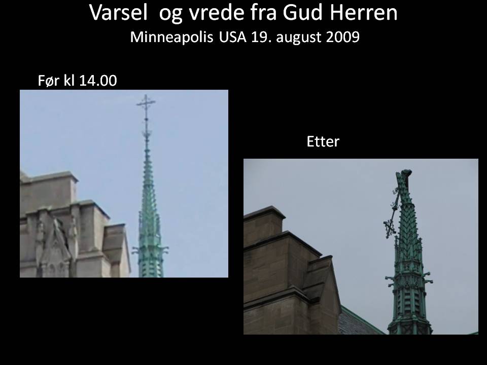 Et tegn og varsel om Guds vrede